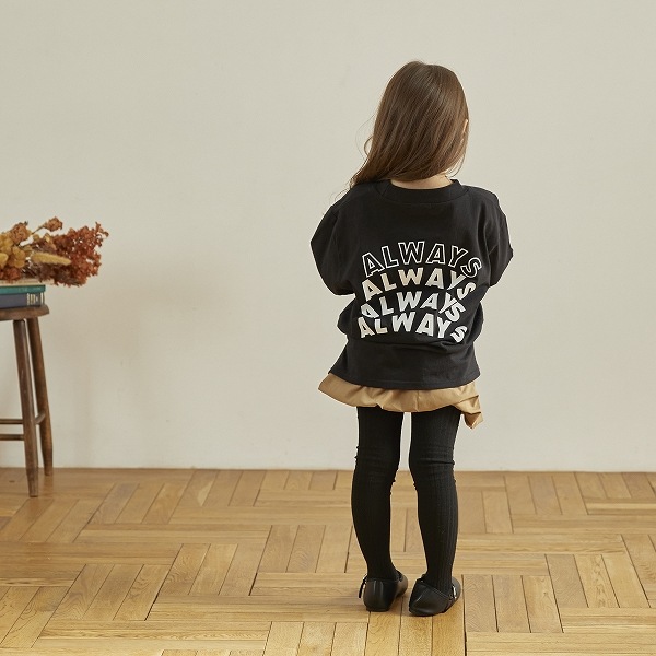 【25FW】NEVER L/S Tシャツ / ブラック