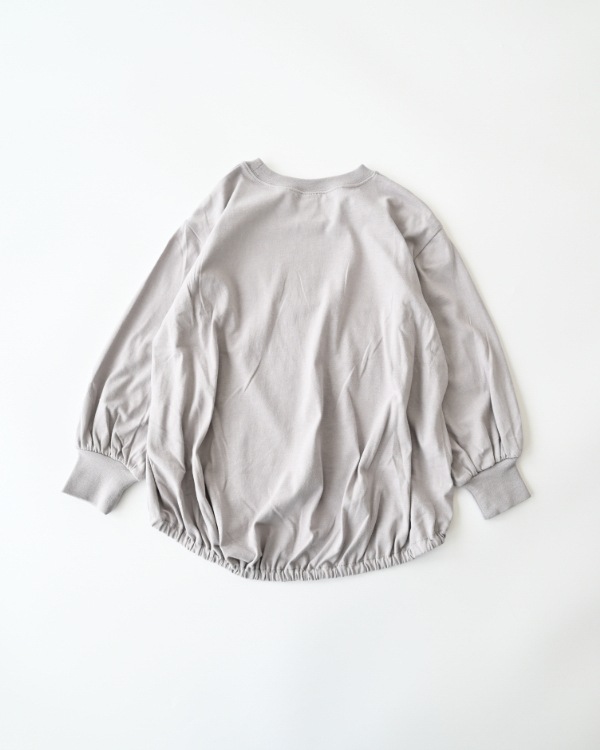 【エヌエイチティー】LILYスリットロングＴシャツ / グレー