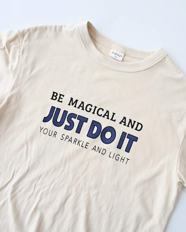【ジーンズベー】JUST DO IT Tシャツ / アイボリー