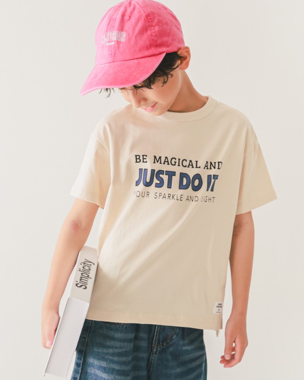 【ジーンズベー】JUST DO IT Tシャツ / アイボリー