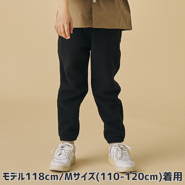 【25FW】フリースロングパンツ / ブラック