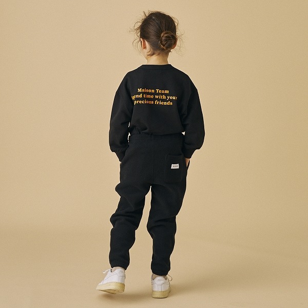 【25FW】フリースロングパンツ / ブラック