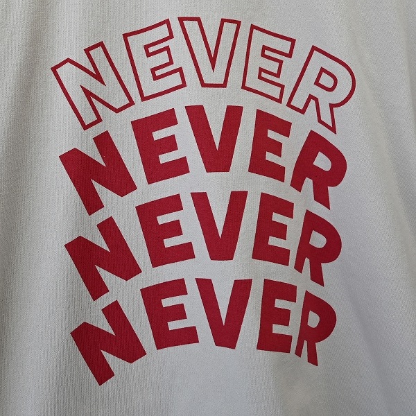 【25FW】NEVER L/S Tシャツ / サンド