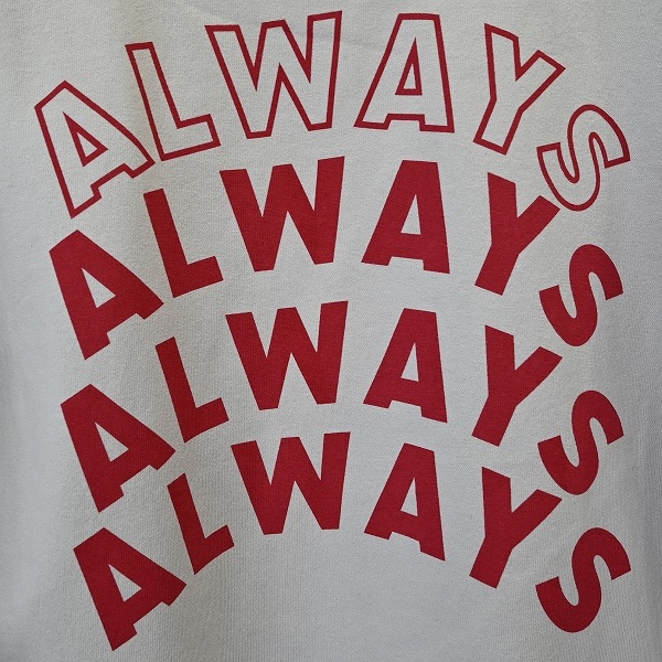 【25FW】NEVER L/S Tシャツ / サンド