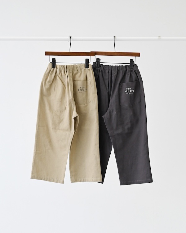 【26PS】イージーパンツ / チャコールグレー