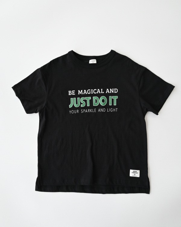 【ジーンズベー】JUST DO IT Tシャツ / ブラック