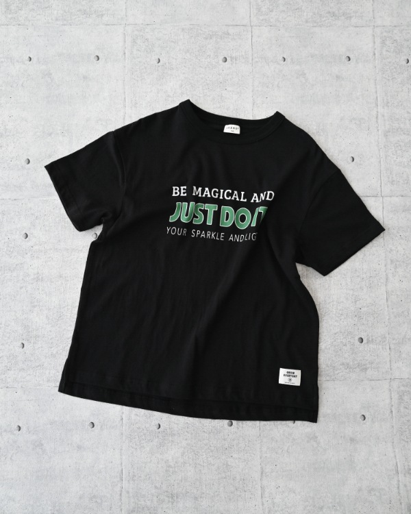 【ジーンズベー】JUST DO IT Tシャツ / ブラック