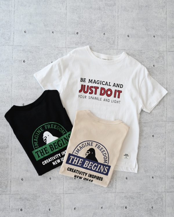 【ジーンズベー】JUST DO IT Tシャツ / ブラック
