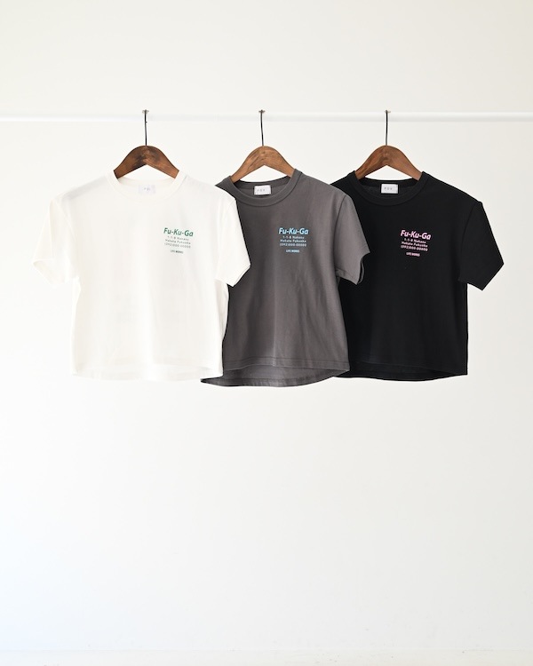 【フォブ】屋台 Tシャツ / チャコールグレー  
