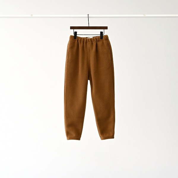 【25FW】フリースロングパンツ / キャメル