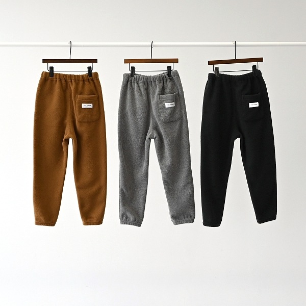 【25FW】フリースロングパンツ / キャメル