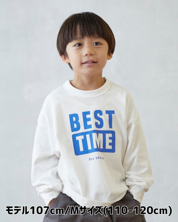 【26PS】BEST TIME L/S Tシャツ / ホワイト