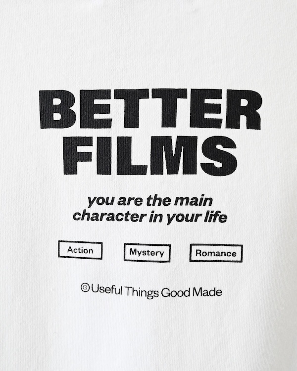 【ジェネレーター】BETTER FILMS Tシャツ / ブラック