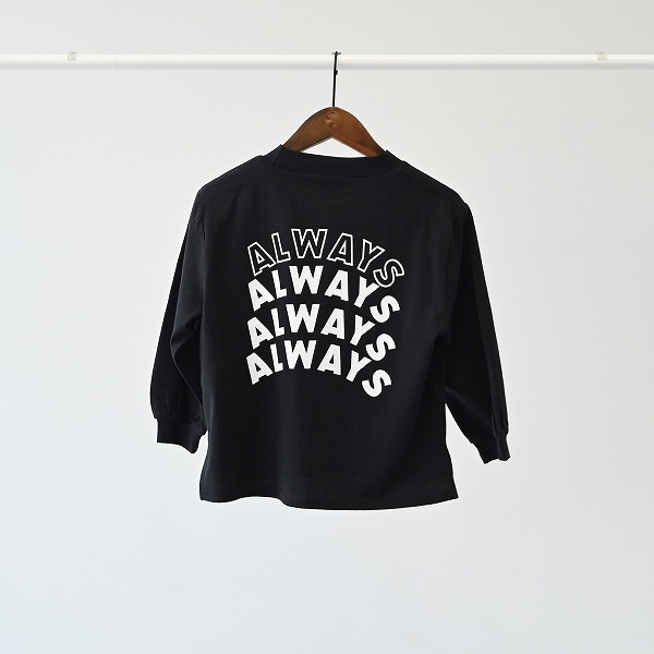 【25FW】NEVER L/S Tシャツ / ブラック