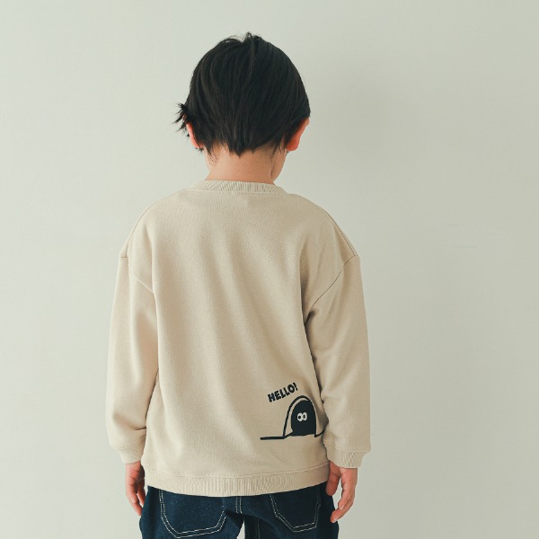 【25FW】モンスターポケット トレーナー / アイボリー