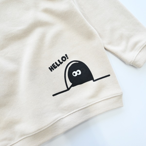 【25FW】モンスターポケット トレーナー / アイボリー