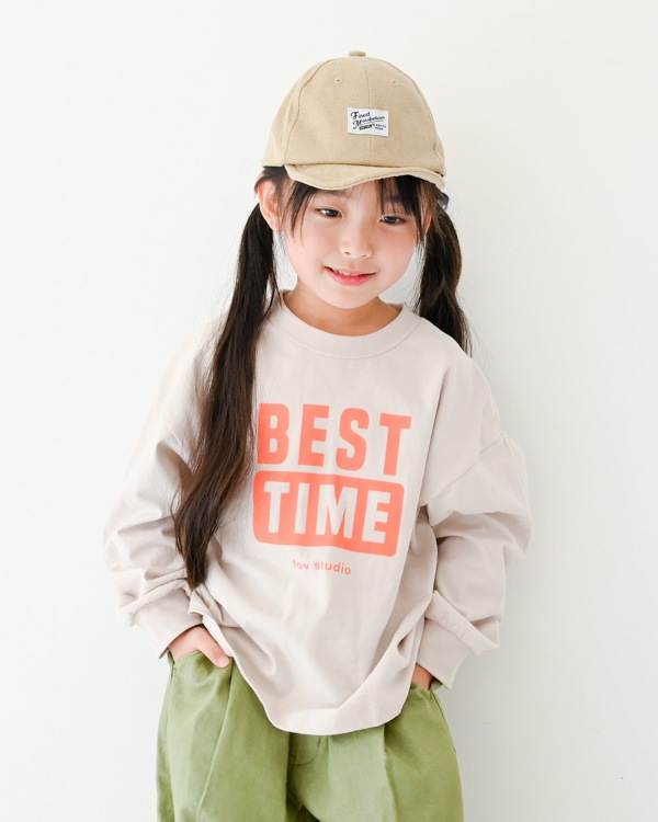 【フォブ】BEST TIME L/S Tシャツ / サンド