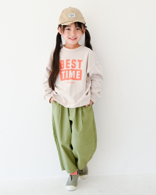 【フォブ】BEST TIME L/S Tシャツ / サンド
