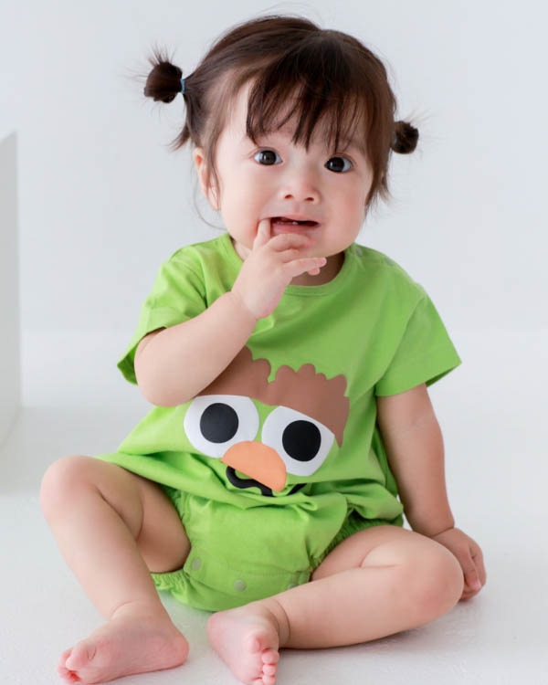 【26SS】モンスター ロンパース / グリーン