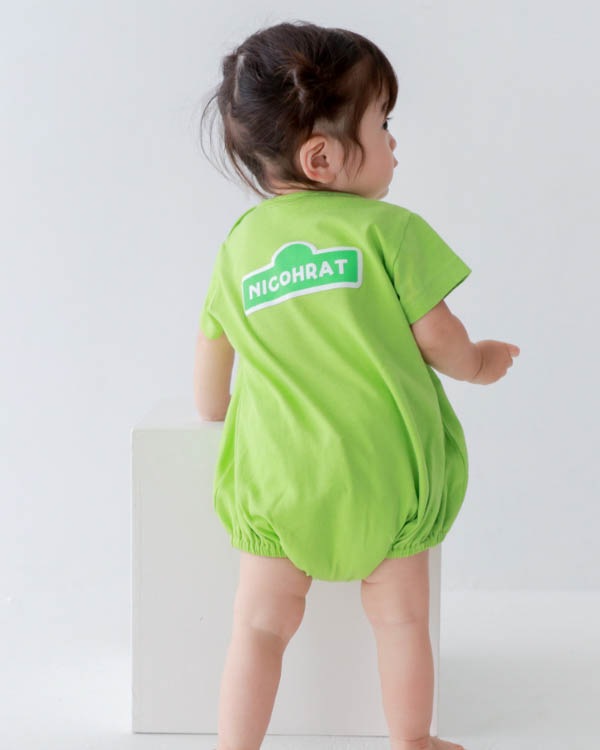 【26SS】モンスター ロンパース / グリーン