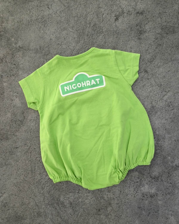 【26SS】モンスター ロンパース / グリーン