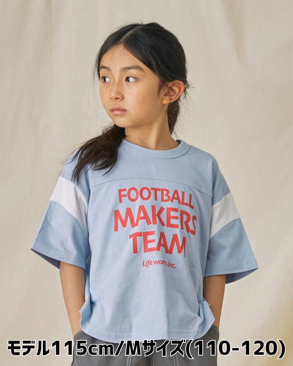 【フォブ】MAKERS Tシャツ / サックス