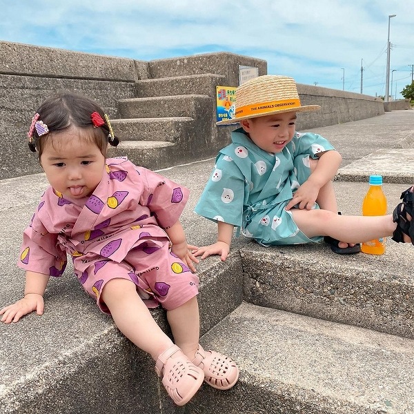 ainくん100ｃｍ&kuraraちゃん90ｃｍ