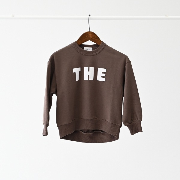 【25FW】THE ビッグトレーナー / アッシュブラウン
