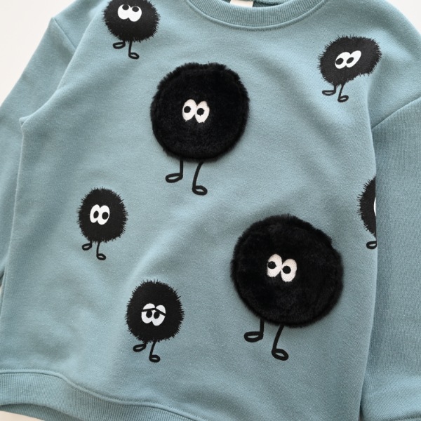 【25FW】モンスターポケット トレーナー / ブルー