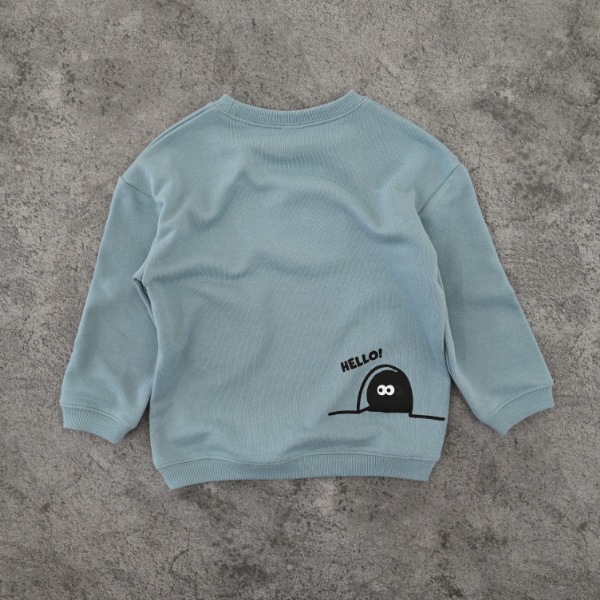 【25FW】モンスターポケット トレーナー / ブルー