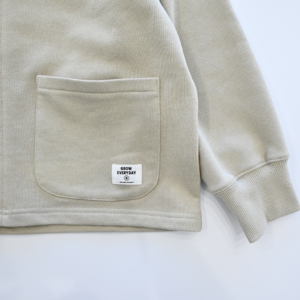 【25FW】スウェット カーディガン / サンド