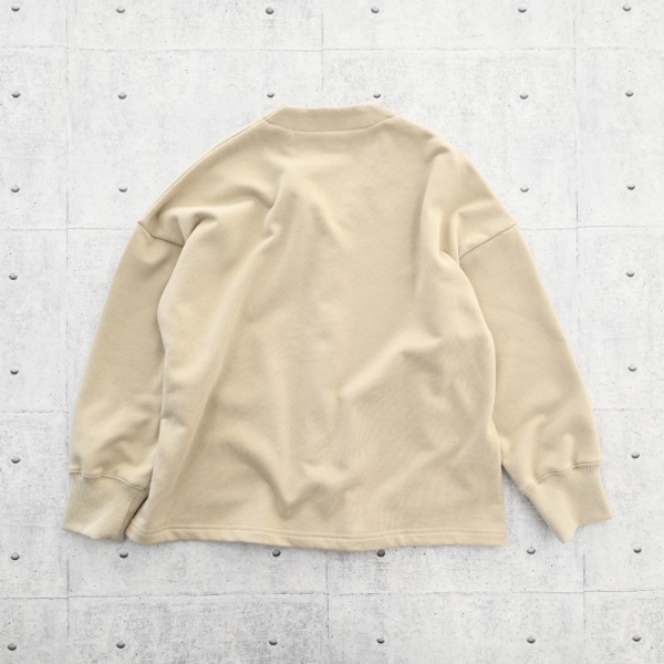 【25FW】スウェット カーディガン / サンド