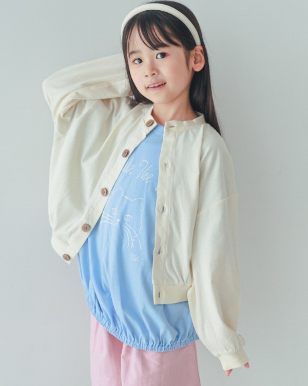 【エヌエイチティー】ドルマンショートカーディガン / アイボリー