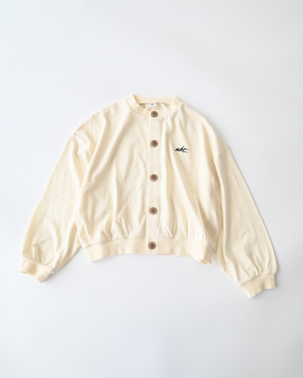 【エヌエイチティー】ドルマンショートカーディガン / アイボリー