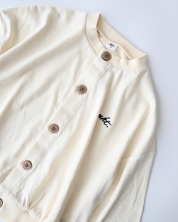 【エヌエイチティー】ドルマンショートカーディガン / アイボリー