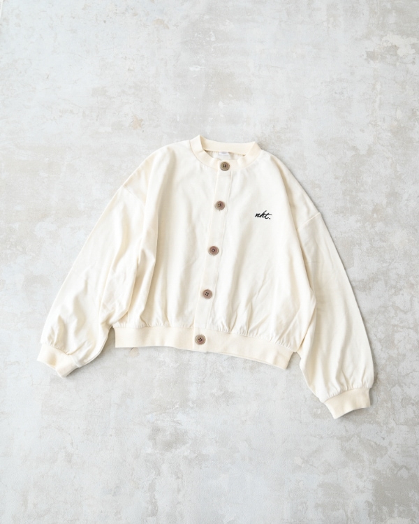 【エヌエイチティー】ドルマンショートカーディガン / アイボリー