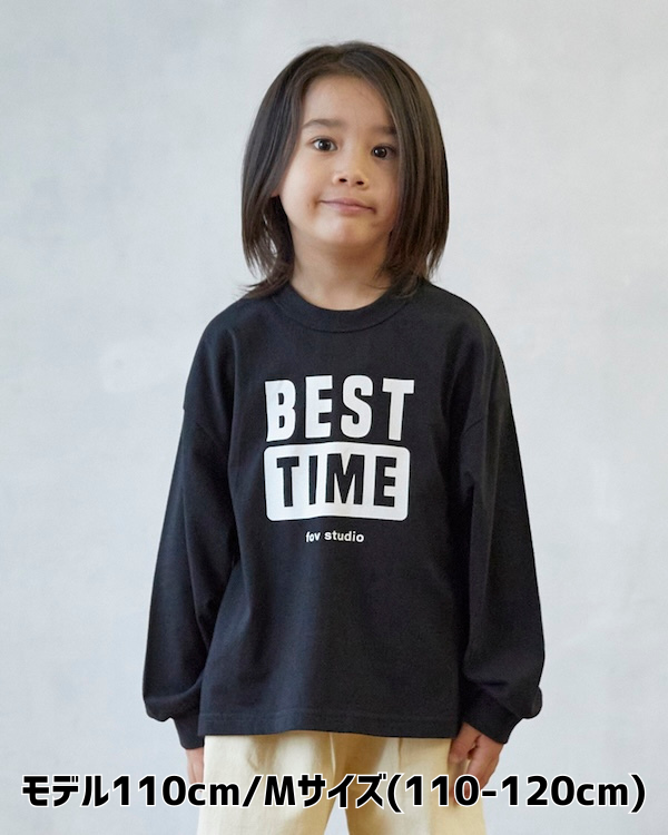【フォブ】BEST TIME L/S Tシャツ / ブラック