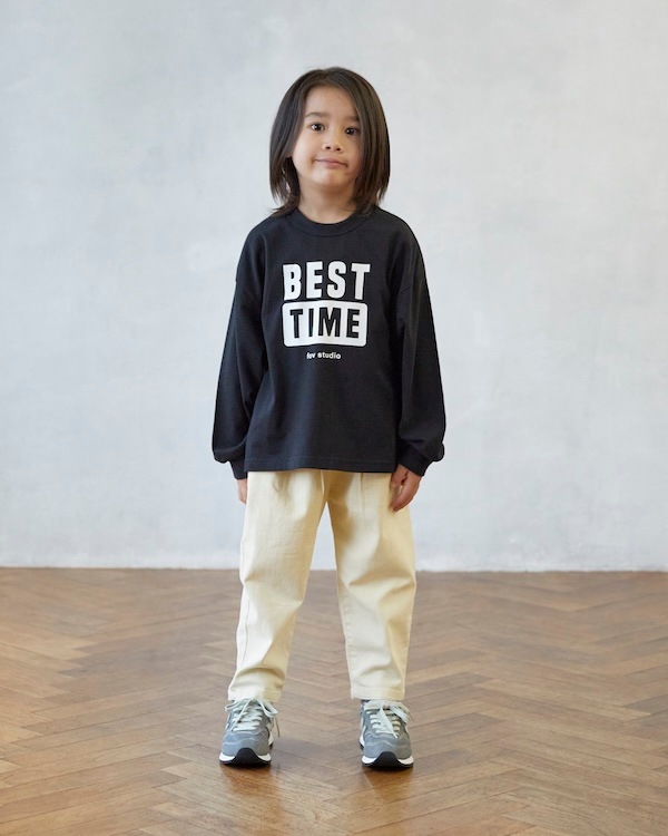 【フォブ】BEST TIME L/S Tシャツ / ブラック