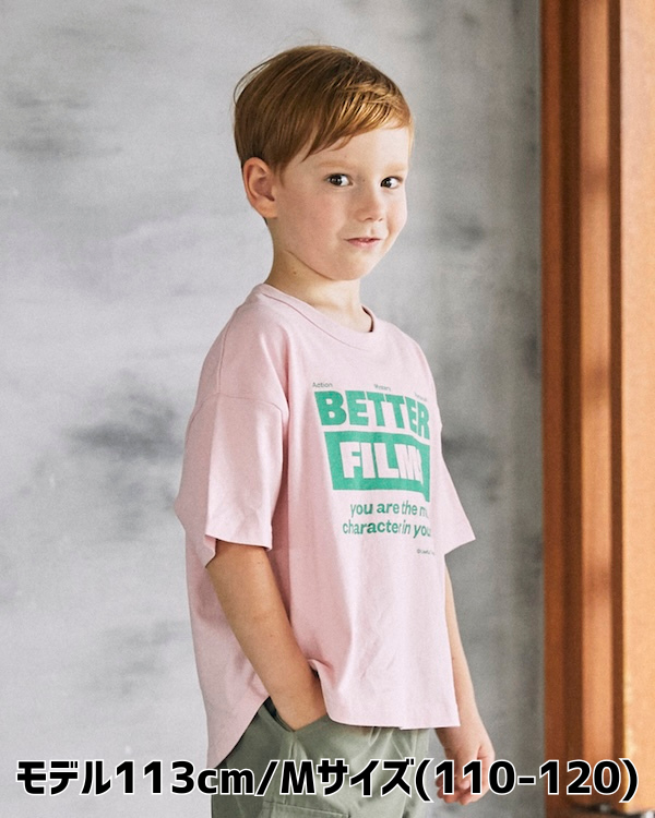 【ジェネレーター】BETTER FILMS Tシャツ / ピンク