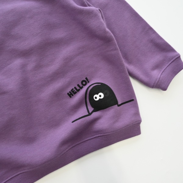 【25FW】モンスターポケット トレーナー / パープル