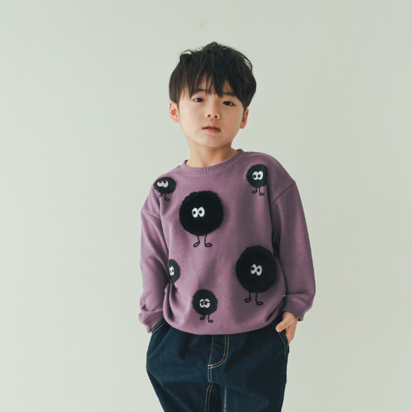 【25FW】モンスターポケット トレーナー / パープル