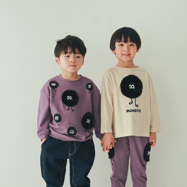 【25FW】モンスターポケット トレーナー / パープル