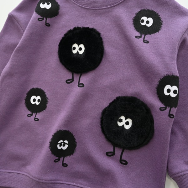 【25FW】モンスターポケット トレーナー / パープル