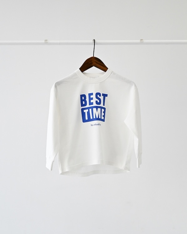 【フォブ】BEST TIME L/S Tシャツ / ホワイト