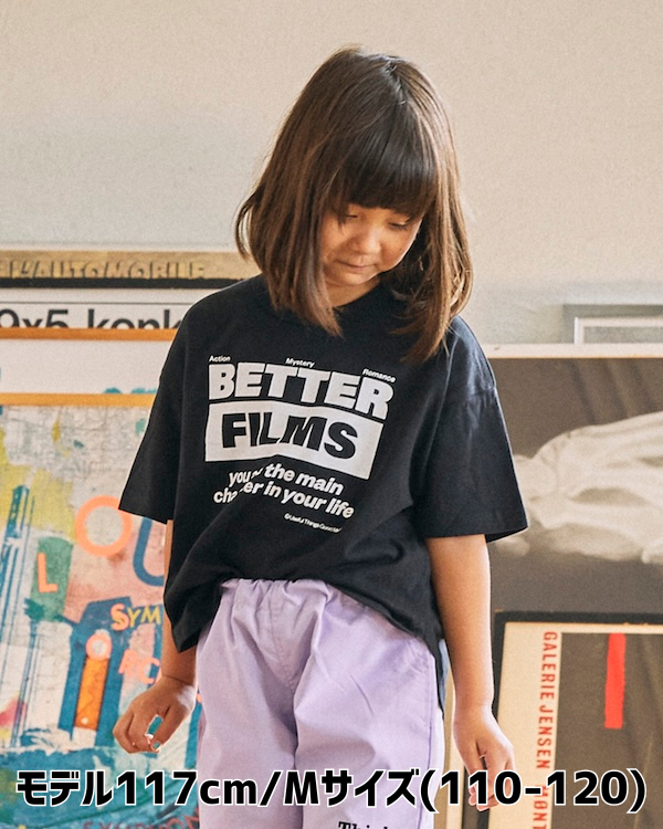 【ジェネレーター】BETTER FILMS Tシャツ / ブラック