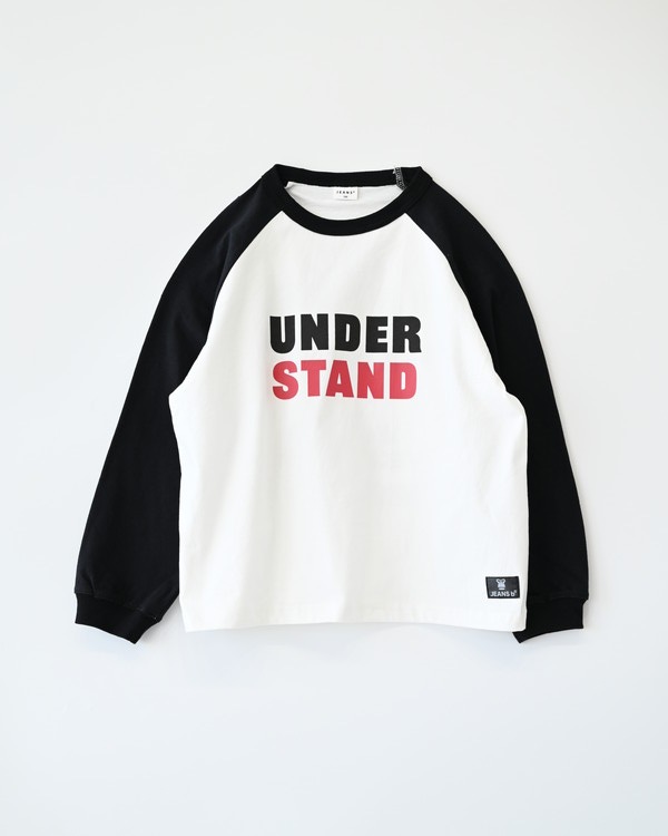 【ジーンズベー】UNDER STAND ロングTシャツ / オフホワイト