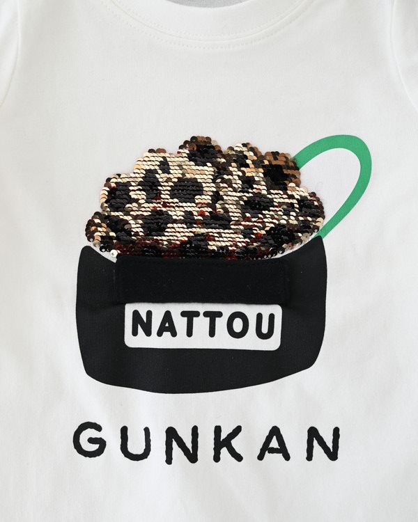 【チークルーム】いくら ロングTシャツ / オフホワイト