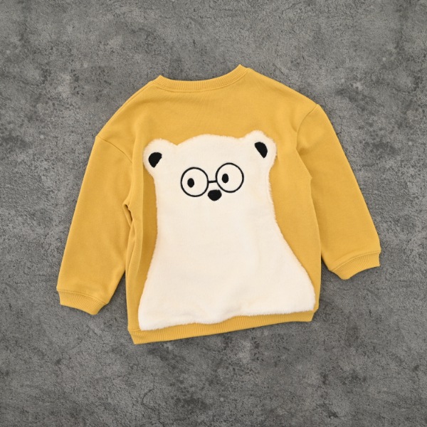 【25FW】シロクマ トレーナー / マスタード