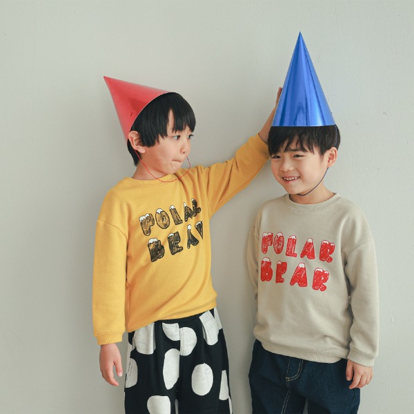 【25FW】シロクマ トレーナー / マスタード