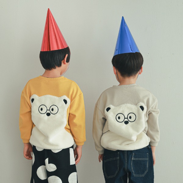 【25FW】シロクマ トレーナー / マスタード